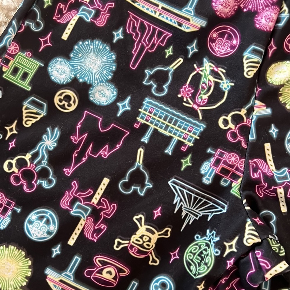 Disney Parks Her Universe Park Patterned Biker Shorts - Picture 3 of 4